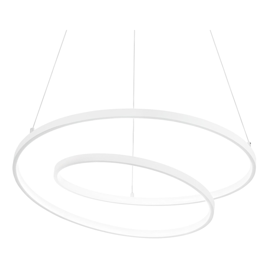 Ideal Lux - Hämardatav LED-ripplamp kaablil OZ LED/55W/230V, läbimõõt 80 cm, CRI 90, valge