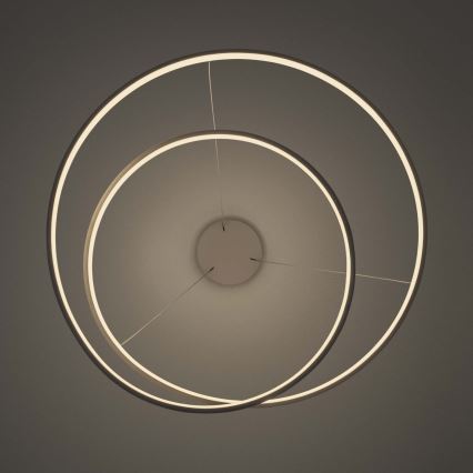 Ideal Lux - Hämardatav LED-ripplamp kaablil OZ LED/55W/230V, läbimõõt 80 cm, CRI 90, valge