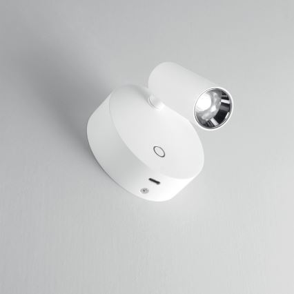 Ideal Lux - hämardatav puutetundlik seinane LED-spott ELF LED/3W/230V CRI 95 valge