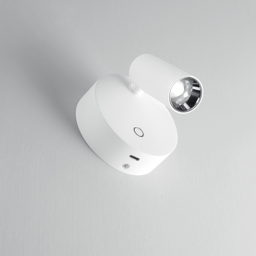 Ideal Lux - hämardatav puutetundlik seinane LED-spott ELF LED/3W/230V CRI 95 valge
