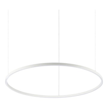 Ideal Lux - kaabliga riputatav LED-lühter ORACLE SLIM LED/53W/230V 4000K CRI 90 Ø 90 cm valge