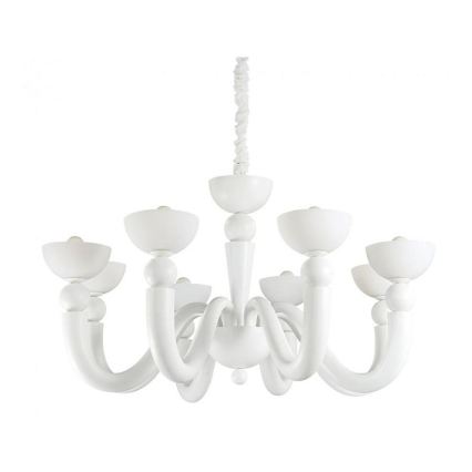 Ideal Lux - Ketiga lühter BON BON 8xE14/28W/230V läbimõõt 95,5 cm valge