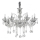 Ideal Lux - Kristall-lühter COLOSSAL 8xE14/40W/230V d. 78 cm läikiv kroom