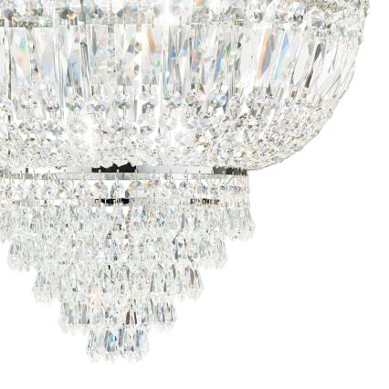 Ideal Lux - Kristall-lühter DUBAI 10xE14/28W/230V d. 52 cm läikiv kroom