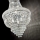 Ideal Lux - Kristall-lühter DUBAI 10xE14/28W/230V d. 52 cm läikiv kroom