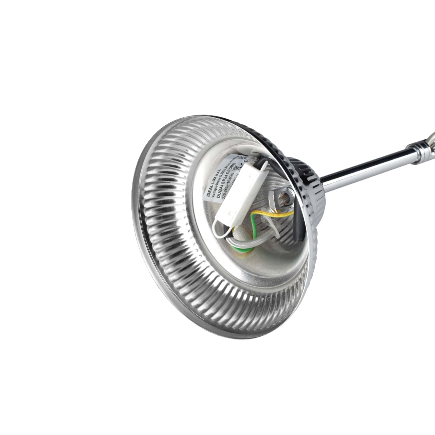 Ideal Lux - Kristall-lühter DUBAI 24xE14/28W/230V d. 80 cm läikiv kroom