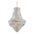 Ideal Lux - Kristall-lühter DUBAI 24xE14/28W/230V d. 80 cm kuldne