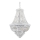 Ideal Lux - Kristall-lühter DUBAI 24xE14/28W/230V d. 80 cm läikiv kroom