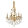 Ideal Lux - Kristall-lühter GIOCONDA 6xE14/40W/230V d. 62 cm kuldne
