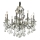 Ideal Lux - Kristall-lühter GIOCONDA 8xE14/40W/230V d. 73 cm hõbedane