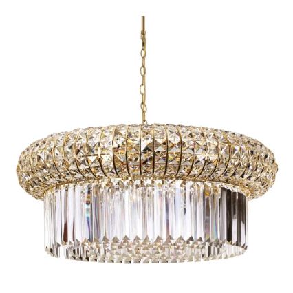 Ideal Lux - Kristall-lühter NABUCCO 16xE14/40W/230V d. 70 cm kuldne