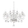 Ideal Lux - Kristall-lühter NEGRESCO 10xE14/28W/230V d. 85 cm läbipaistev