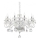 Ideal Lux - Kristall-lühter NEGRESCO 8xE14/28W/230V d. 73,5 cm läbipaistev