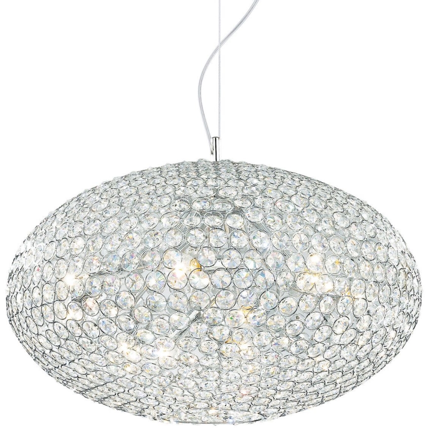 Ideal Lux - Kristall-lühter ORION 12xE14/40W/230V d. 60 cm hõbedane