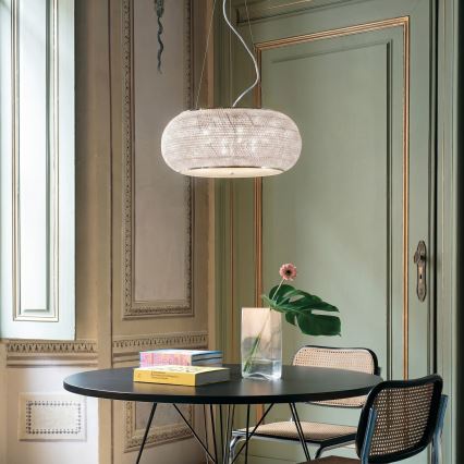 Ideal Lux - Kristall-lühter PASHA 6xE14/40W/230V d. 40 cm kuldne
