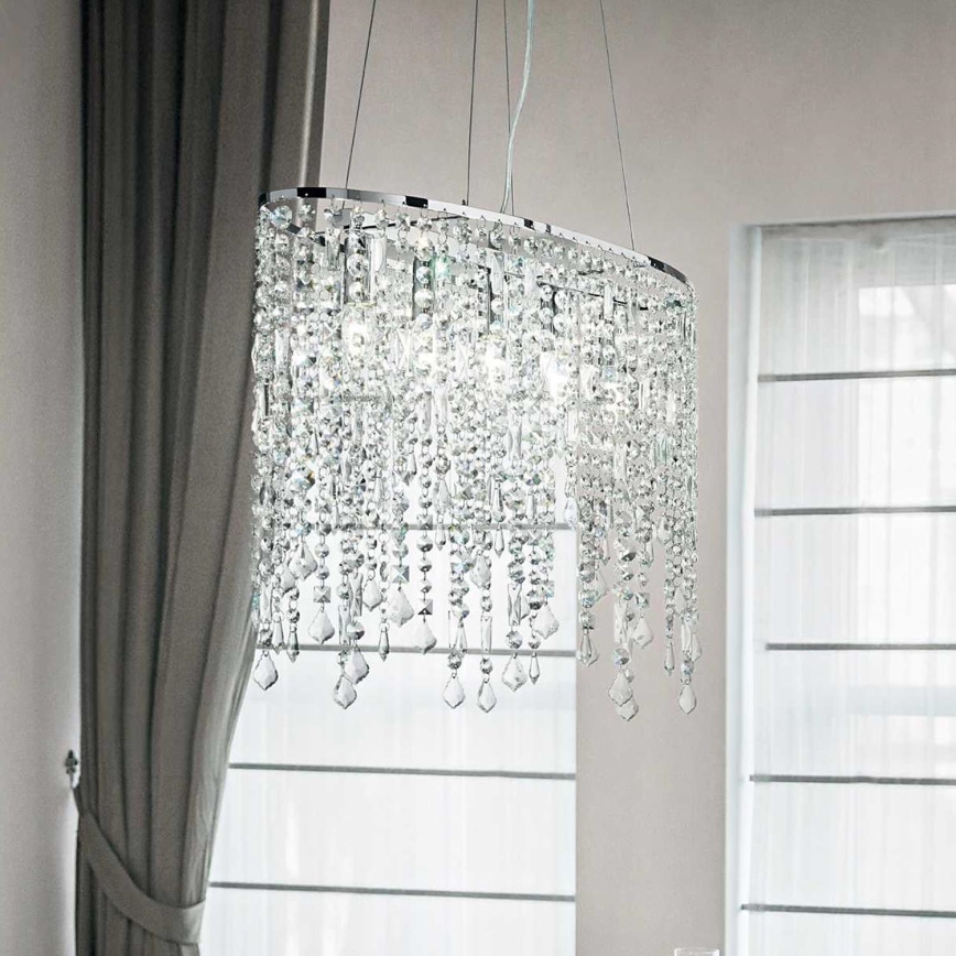 Ideal Lux - Kristall-lühter RAIN 5xE14/40W/230V läbipaistev