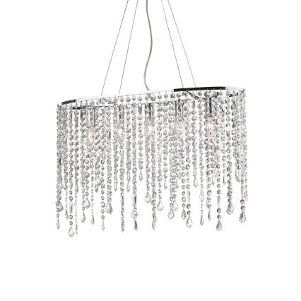 Ideal Lux - Kristall-lühter RAIN 5xE14/40W/230V läbipaistev