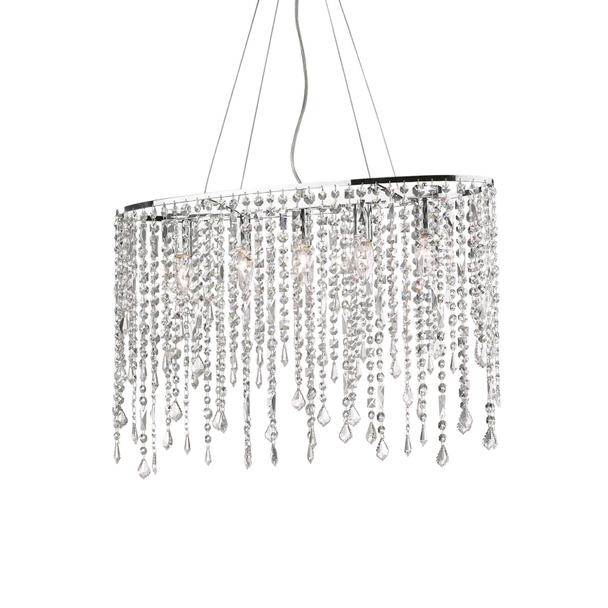 Ideal Lux - Kristall-lühter RAIN 5xE14/40W/230V läbipaistev