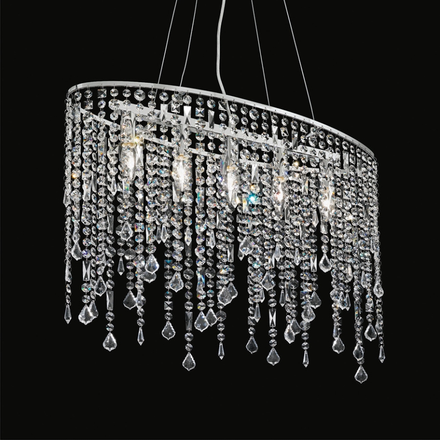 Ideal Lux - Kristall-lühter RAIN 5xE14/40W/230V läbipaistev