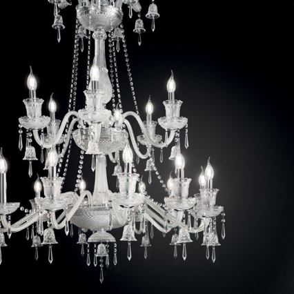 Ideal Lux - Kristall-lühter REDENTORE 18xE14/40W/230V d. 102 cm läbipaistev
