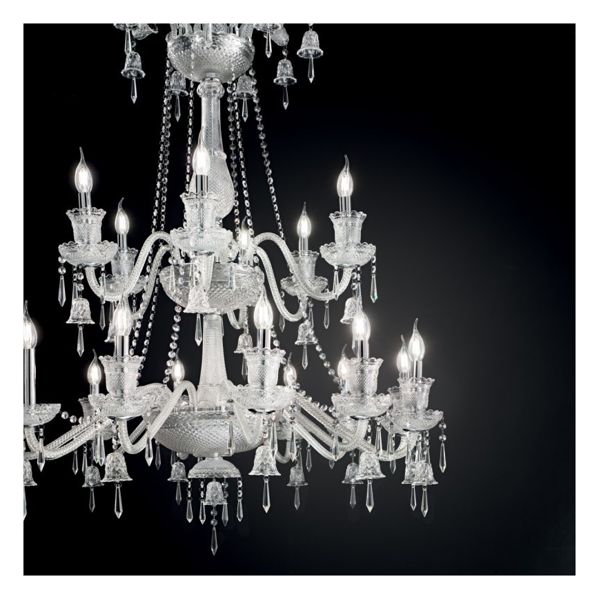 Ideal Lux - Kristall-lühter REDENTORE 18xE14/40W/230V d. 102 cm läbipaistev