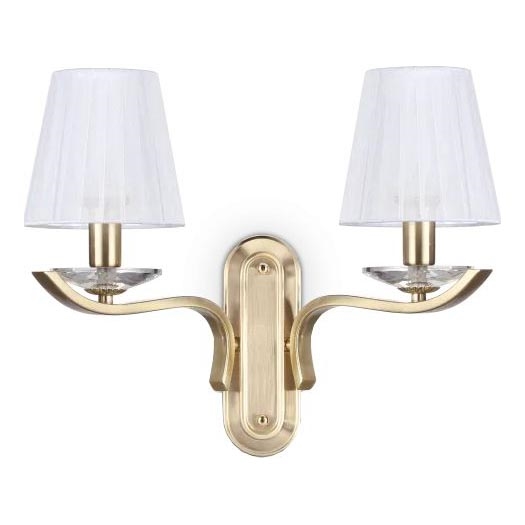 Ideal Lux - Kristall seinalamp PEGASO 2xE14/28W/230V kuldne