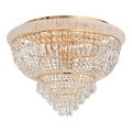 Ideal Lux - Kristallist laevalgusti DUBAI 24xE14/28W/230V d. 78 cm kuldne