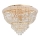 Ideal Lux - Kristallist laevalgusti DUBAI 24xE14/28W/230V d. 78 cm kuldne