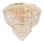 Ideal Lux - Kristallist laevalgusti DUBAI 6xE14/28W/230V d. 52 cm kuldne