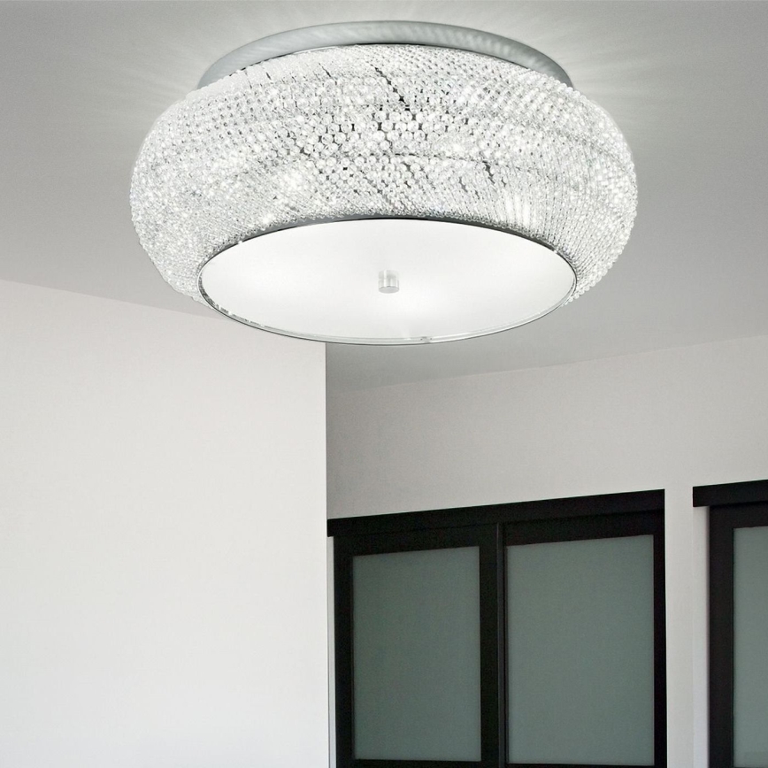 Ideal Lux - Kristallist laevalgusti PASHA 14xE14/40W/230V d. 65 läikiv kroom