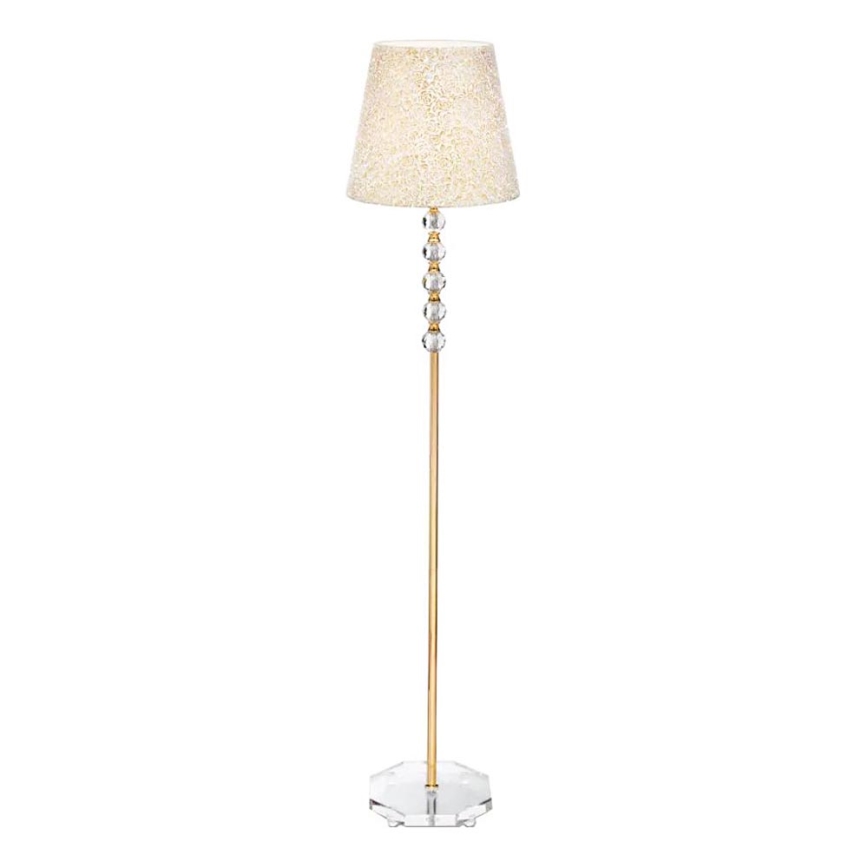 Ideal Lux - Kristallist põrandalamp QUEEN 1xE27/60W/230V kuldne