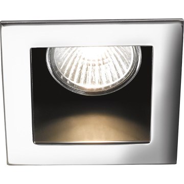 Ideal Lux - Lae sisse paigaldatav valgusti FUNKY 1xGU10/50W/230V 9x9 cm läikiv kroom