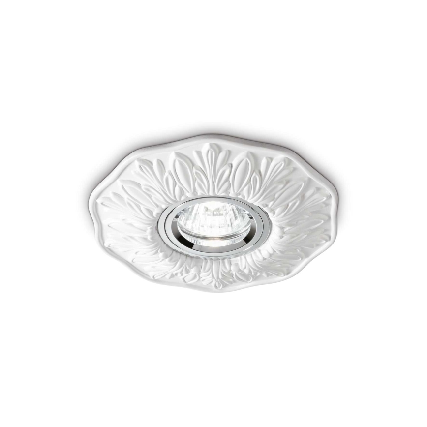 Ideal Lux - Lae sissepaigaldatav valgusti POLKA 1xGU10/50W/230V valge