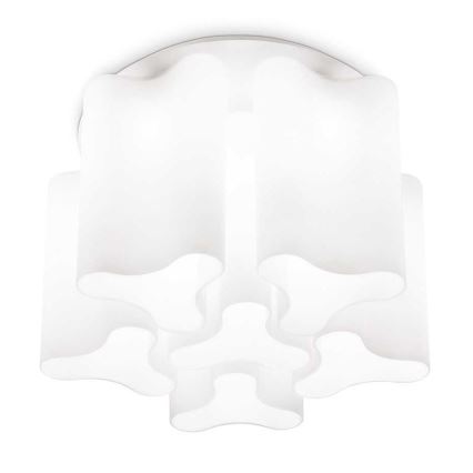 Ideal Lux - laelamp COMPO 6xE27/52W/230V, läbimõõt 56 cm, valge