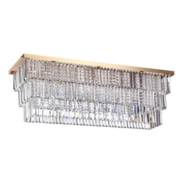 Ideal Lux - Laelamp MARTINEZ 8xE14/40W/230V kuldne