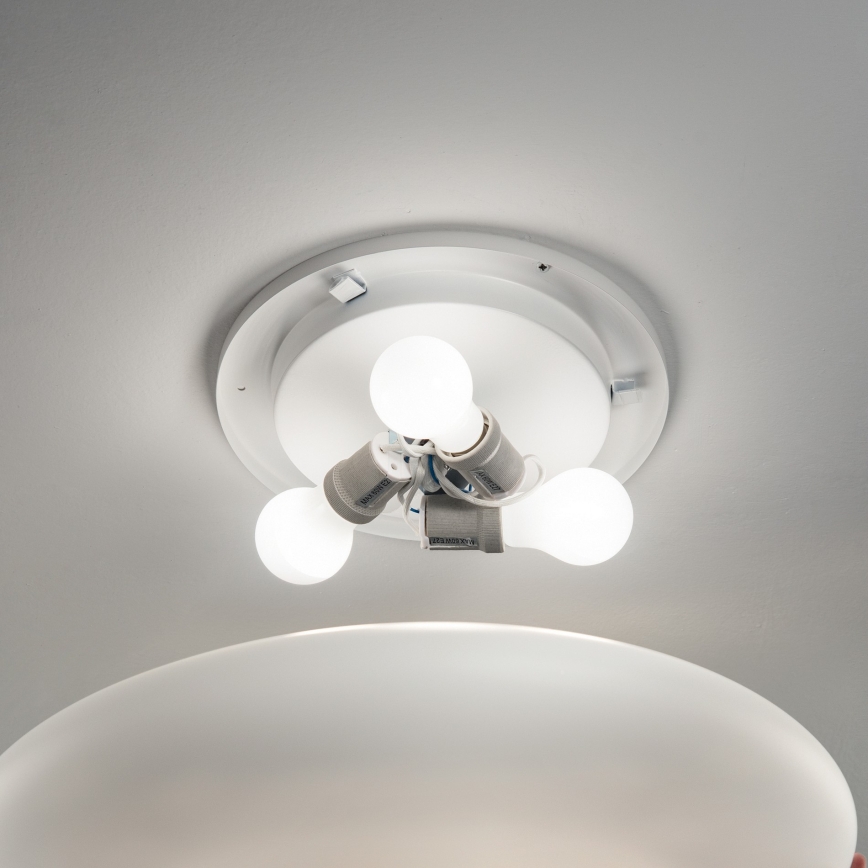 Ideal Lux - laelamp SMARTIES 3xE27/42W/230V, läbimõõt 60 cm, valge