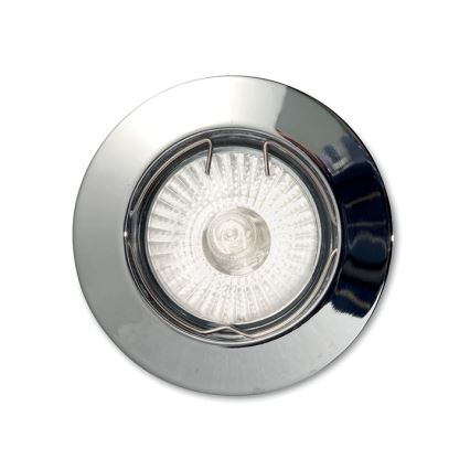 Ideal Lux - Laessehitatud valgusti 1xGU10/50W/230V läbimõõt 7,7 cm läikiv kroom