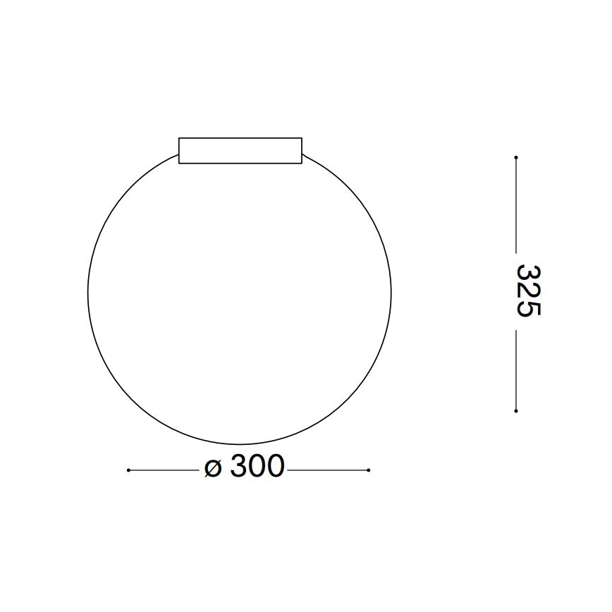 Ideal Lux - Laevalgusti CARTA 1xE27/25W/230V d. 30 cm valge