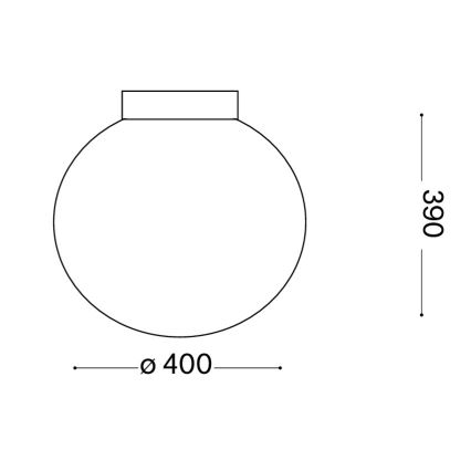 Ideal Lux - Laevalgusti MAPA 1xE27/60W/230V 400 mm