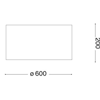 Ideal Lux - Laevalgusti WOODY 5xE27/60W/230V d. 60 cm beež