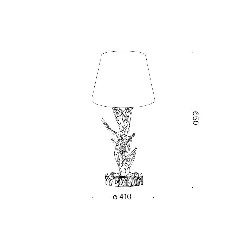 Ideal Lux - Laualamp CHALET 1xE27/60W/230V sarved