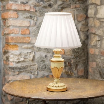 Ideal Lux - Laualamp FIRENZE 1xE14/40W/230V valge/kuldne