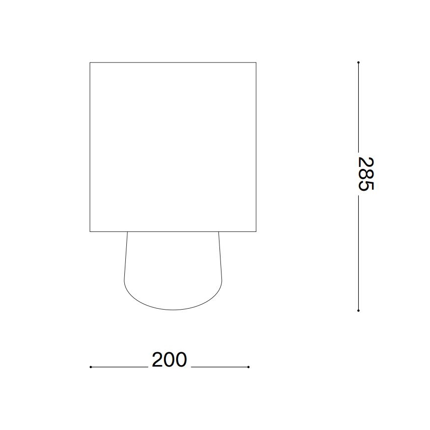 Ideal Lux - Laualamp KALI 1xE14/40W/230V kreemjas/beež