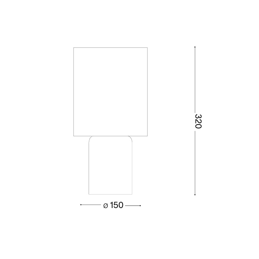 Ideal Lux - laualamp KALI 1xE14/40W/230V kreemjas