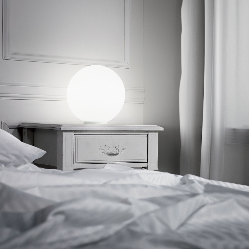 Ideal Lux - laualamp MAPA 1xE27/42W/230V Ø 20 cm valge