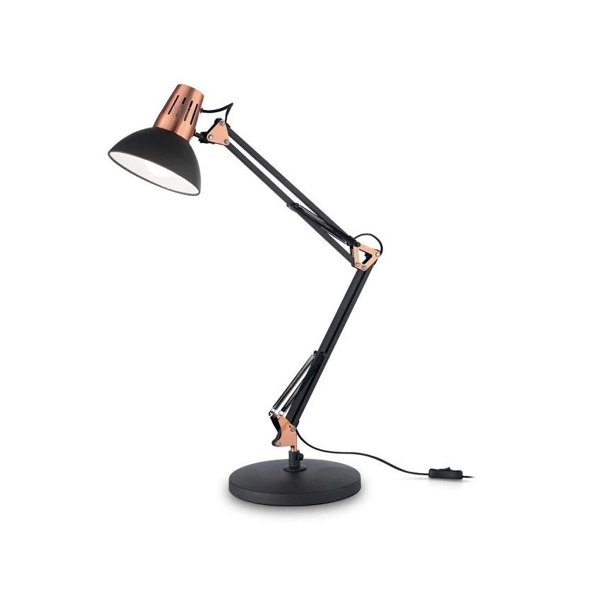 Ideal Lux - Laualamp WALLY 1xE27/42W/230V must/vaskne