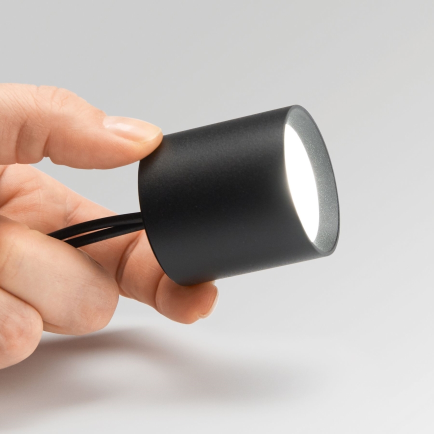 Ideal Lux - LED Hämardatav kohtvalgusti NITRO LED/4W/230V d. 4,2 cm CRI 90 must