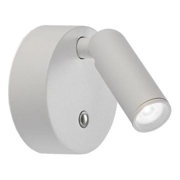 Ideal Lux - LED-hämardatav laetav puutetundlik seinavalgusti BEAN LED/3W/5V CRI 95 valge