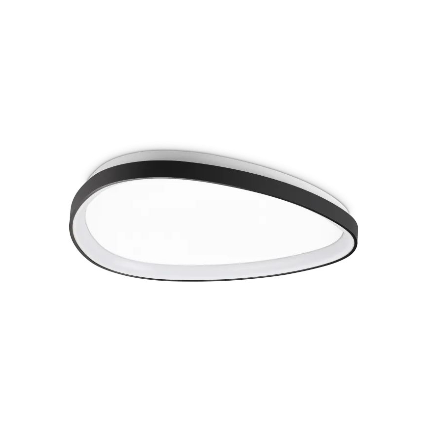 Ideal Lux - LED Hämardatav laevalgusti GEMINI LED/28W/230V d. 61 cm CRI 90 must