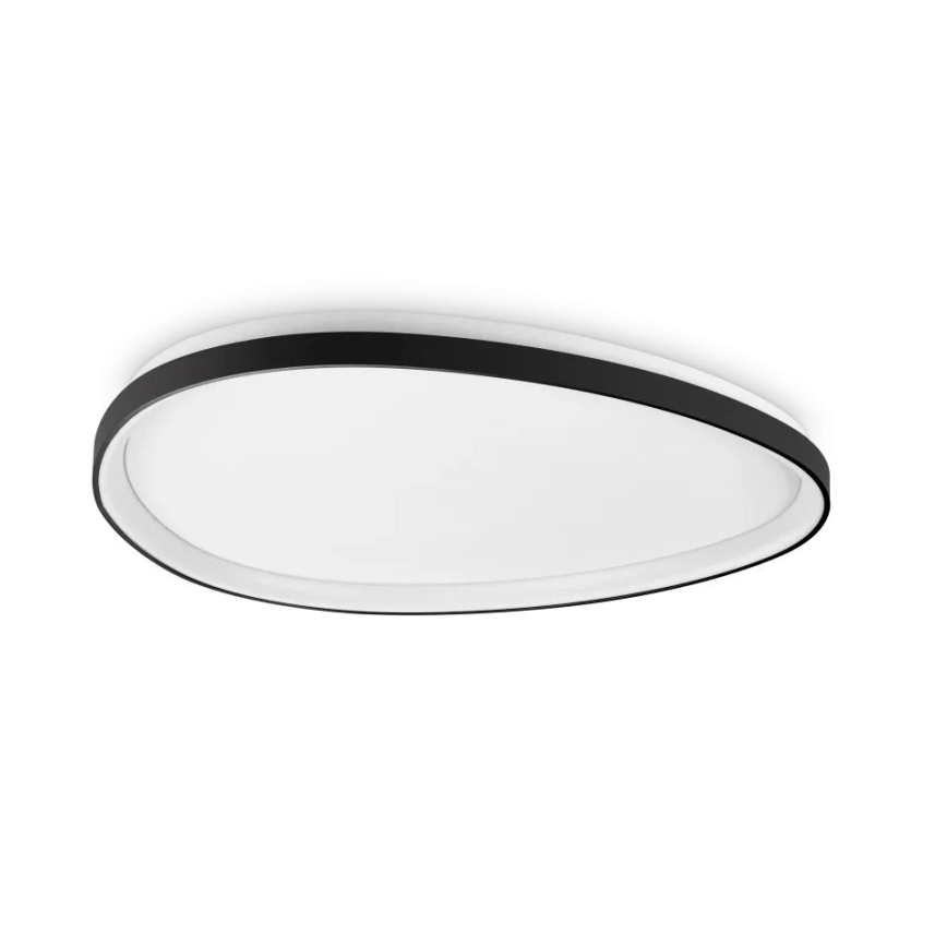 Ideal Lux - LED Hämardatav laevalgusti GEMINI LED/42W/230V d. 81 cm CRI 90 must